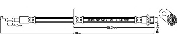 REMKAFLEX 4845 Brake Hose